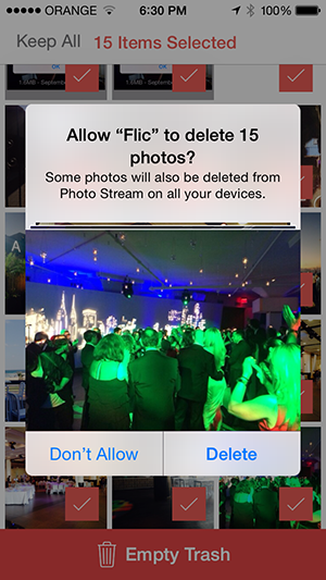 Illustration for article titled iOS App Flic Is Basically Tinder For Your Photo Library